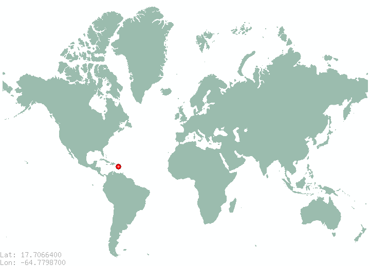 Anguilla in world map